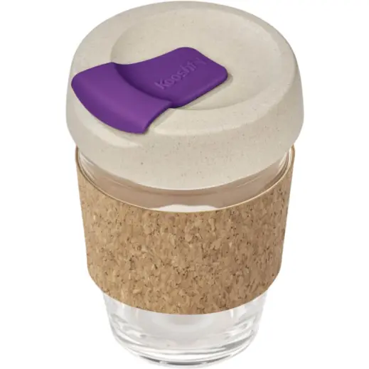 Kooshty Kork Chacha Glass Kup Purple